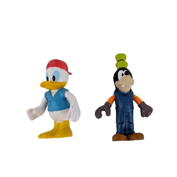 Disney Mickey Mouse Clubhouse Action Figure Toy Donald Goofy Minnie Cake Toppers - Picture 2 of 6